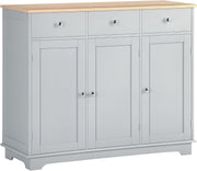 Modern Sideboard Buffet Cabinet with Storage, Drawers & Adjustable Shelves