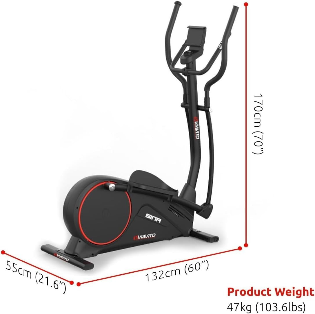 Magnetic Elliptical Cross Trainer, 32 Resistance Levels, 15” Stride, Full Body