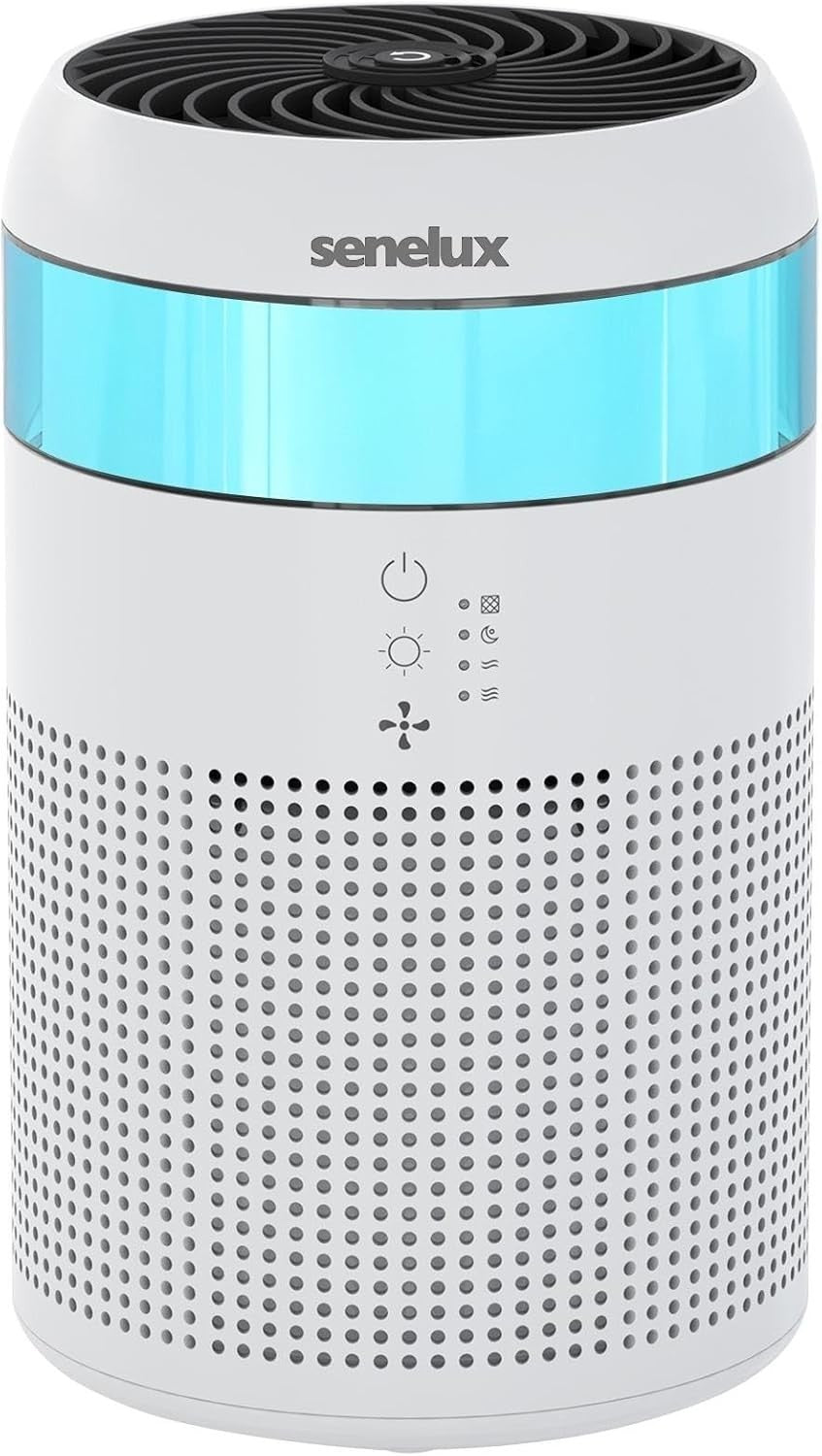 Mini HEPA Air Purifier Bedroom Quiet 18dB Pet Allergy Desktop