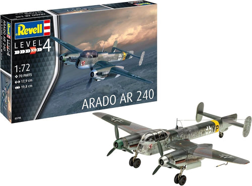 1:72 Arado AR 240 WWII Recon Bomber Model Kit – High Detail Aircraft Build