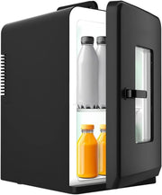 15L Mini Fridge Black Portable AC/DC Cooler Warmer Office Car Use