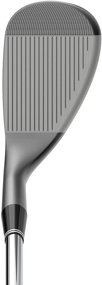 Left Hand Golf Wedge 58° High Spin Zip Grooves Stiff Steel Black