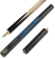 57” Luxury English Pool Cue 3/4 Joint Hand Spliced Ebony 8mm Tip