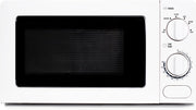 White 17L 700W Compact Microwave Oven 6 Power Levels Timer