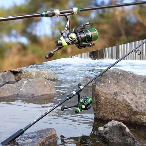 3-Section Carbon Fiber Surf Fishing Rod Travel Spinning Saltwater Carp