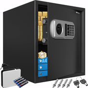Electronic Digital Safe Box LED Light Key Override Cash Jewellery Safe