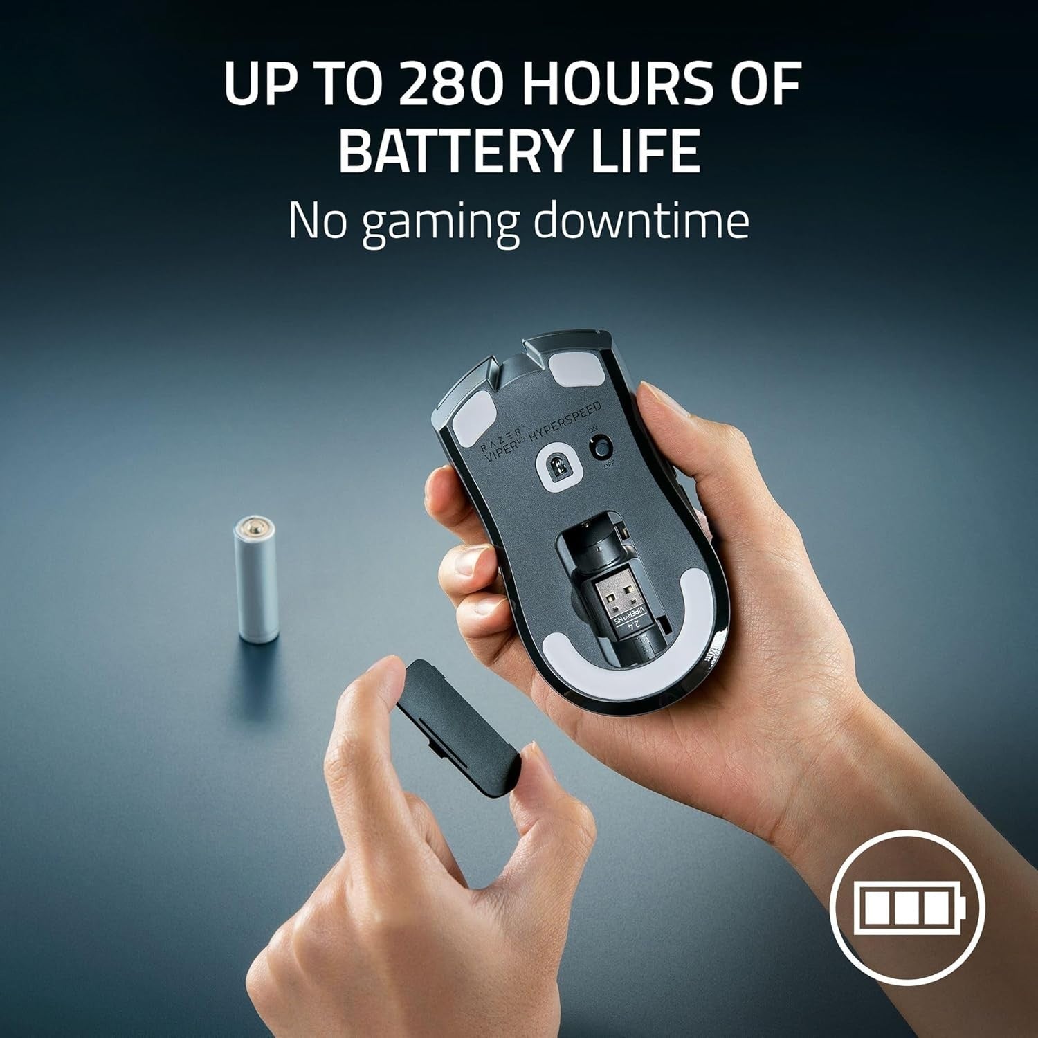 Pro Wireless Gaming Mouse Ultra Fast Sensor Long Battery Esports Performance