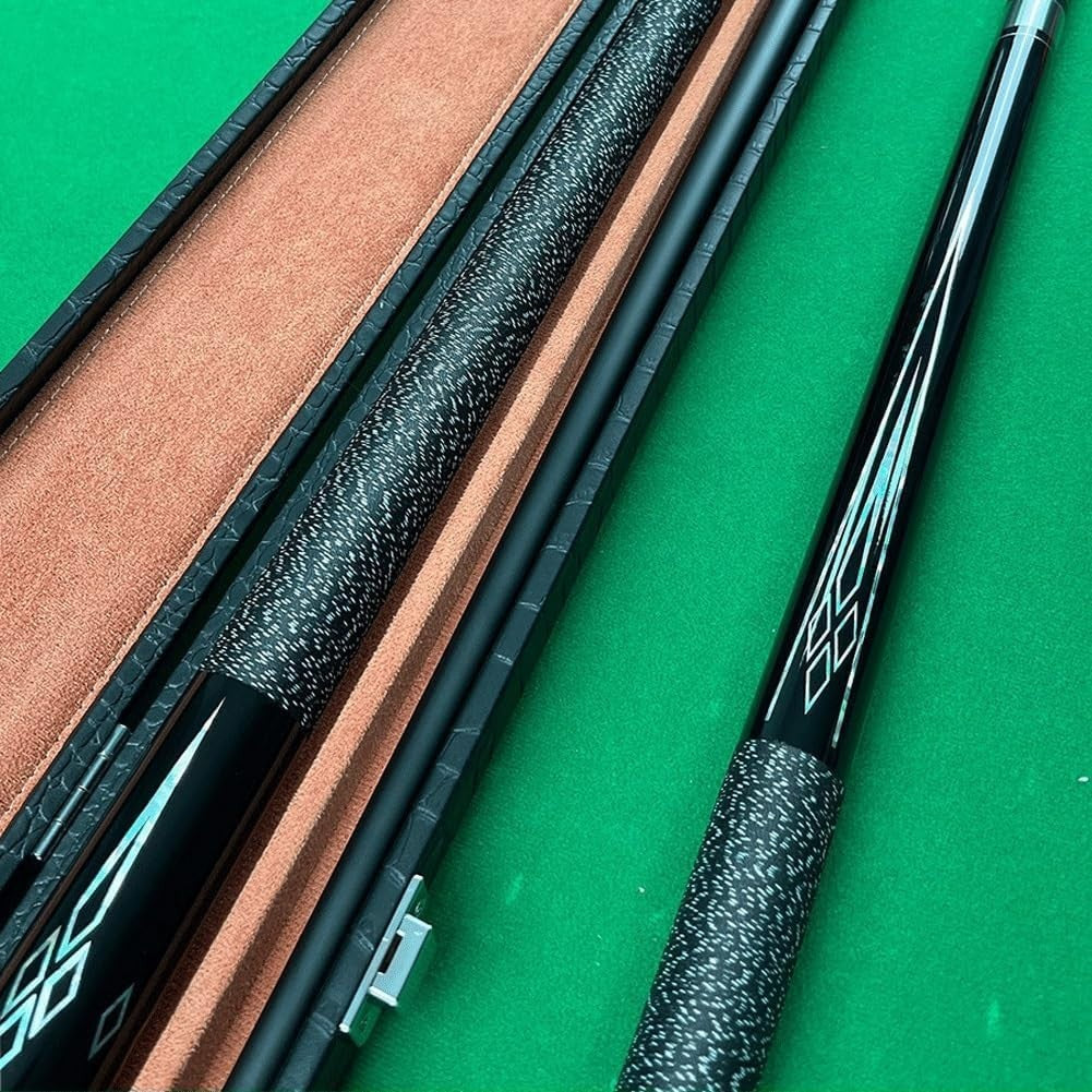 147cm Carbon Maple Pool Cue 13mm Tip Pro Balance 2pc 19–20oz