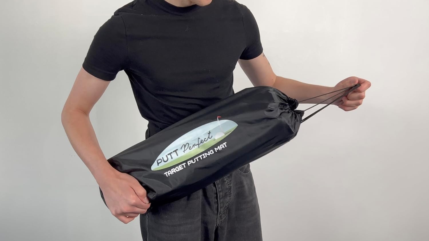Golf Putting Mat 3m Indoor Practice Green Accuracy Training Aid