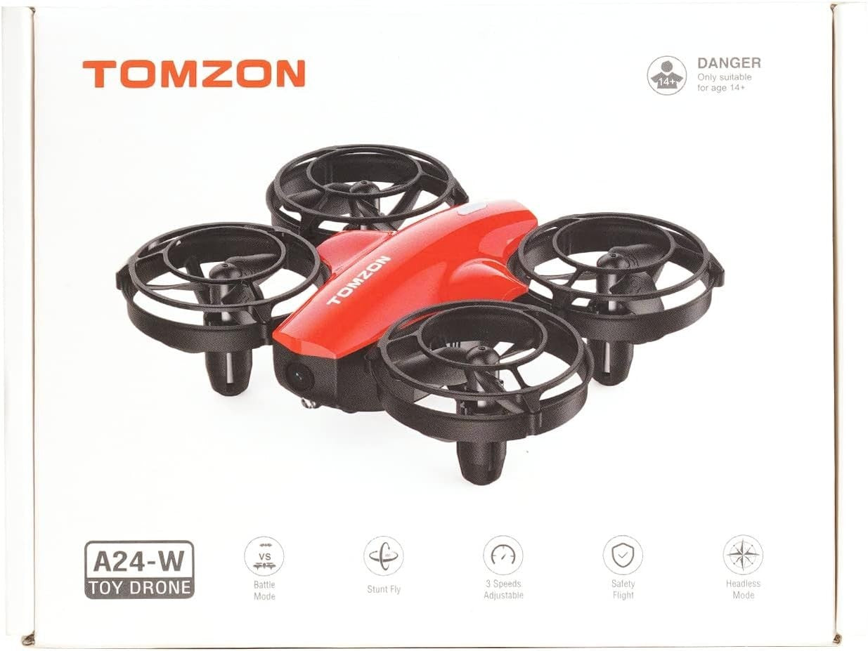 Tomzon Mini Drone 1080P Camera Battle Mode 3 Battery 3D Flip Headless Mode Toy