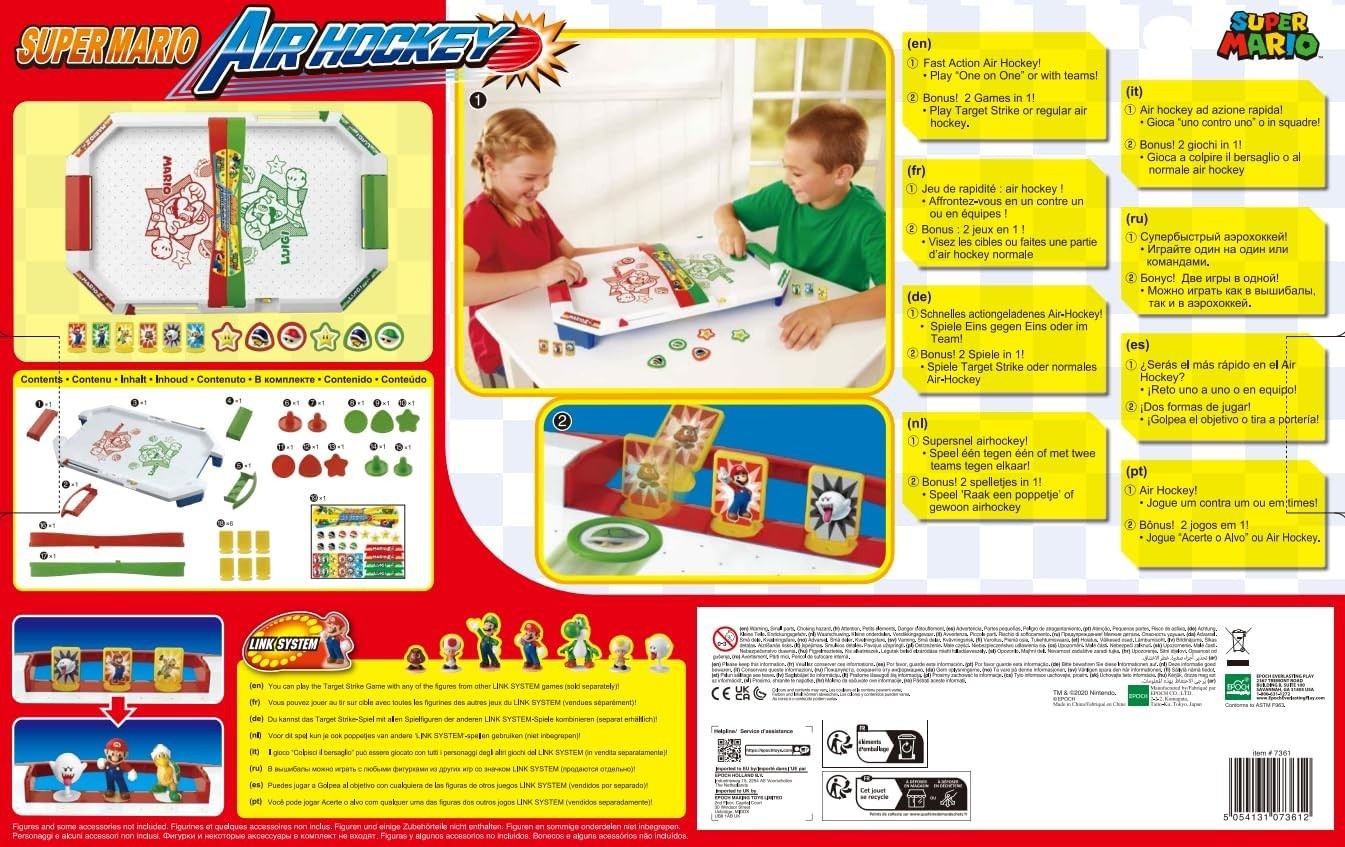 Kids Air Hockey Arcade Game Table Toy 1–4 Players Action Set