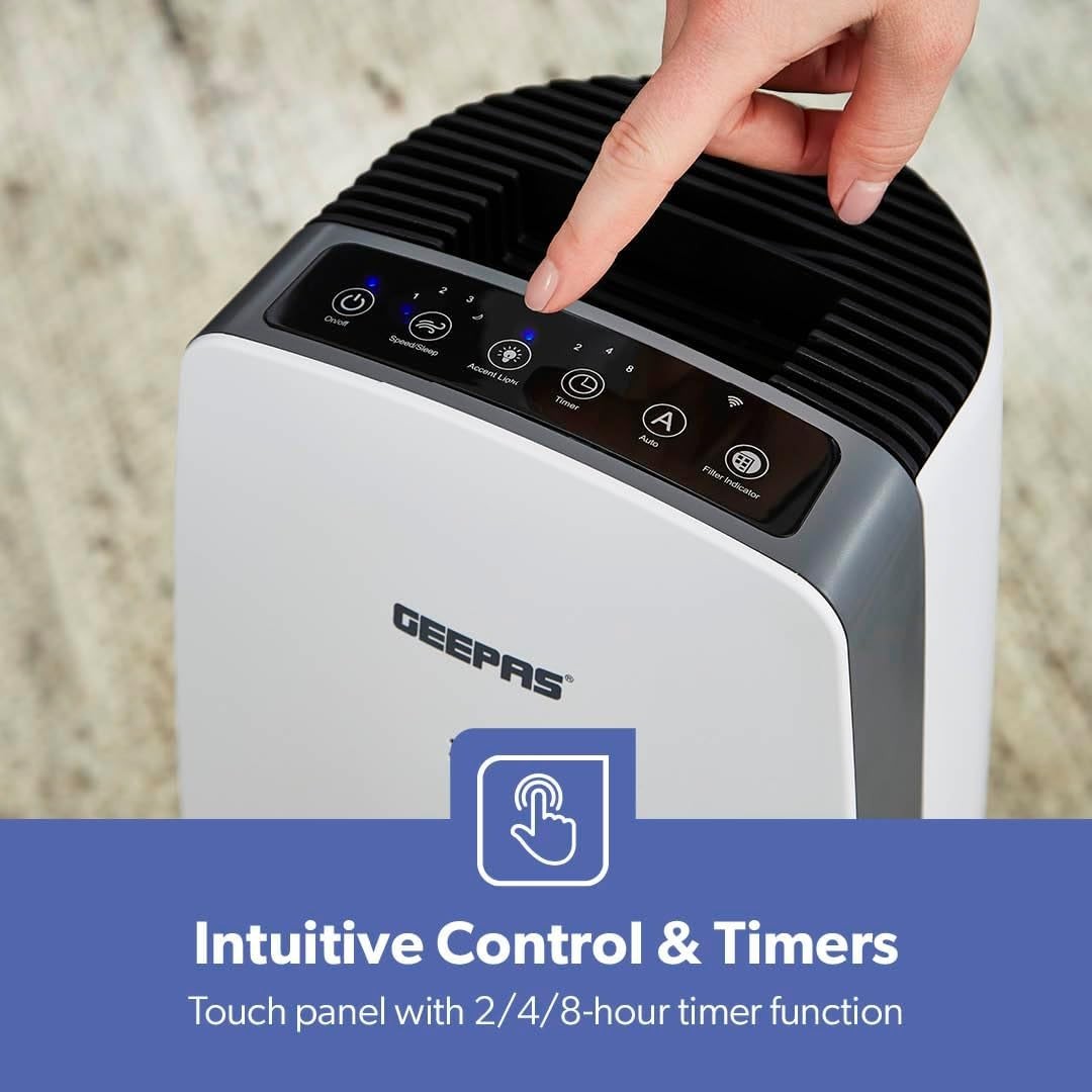 2 in 1 Air Purifier Humidifier HEPA Filter WiFi Remote Bedroom Home