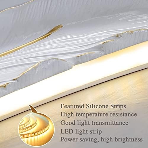LED Feather Wall Decor Modern Lighted Sculpture Bedroom Wall Art