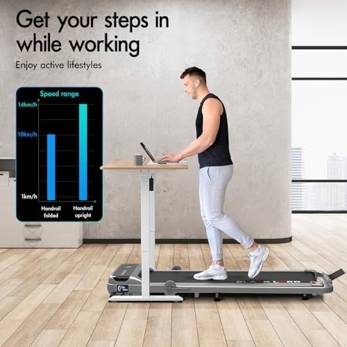 Foldable Home Treadmill 3.2HP 4% Incline Shock Absorbing Belt
