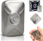 Silent Metal Magnetic Fidget Spinner Slider Stress Relief ADHD Desk Toy