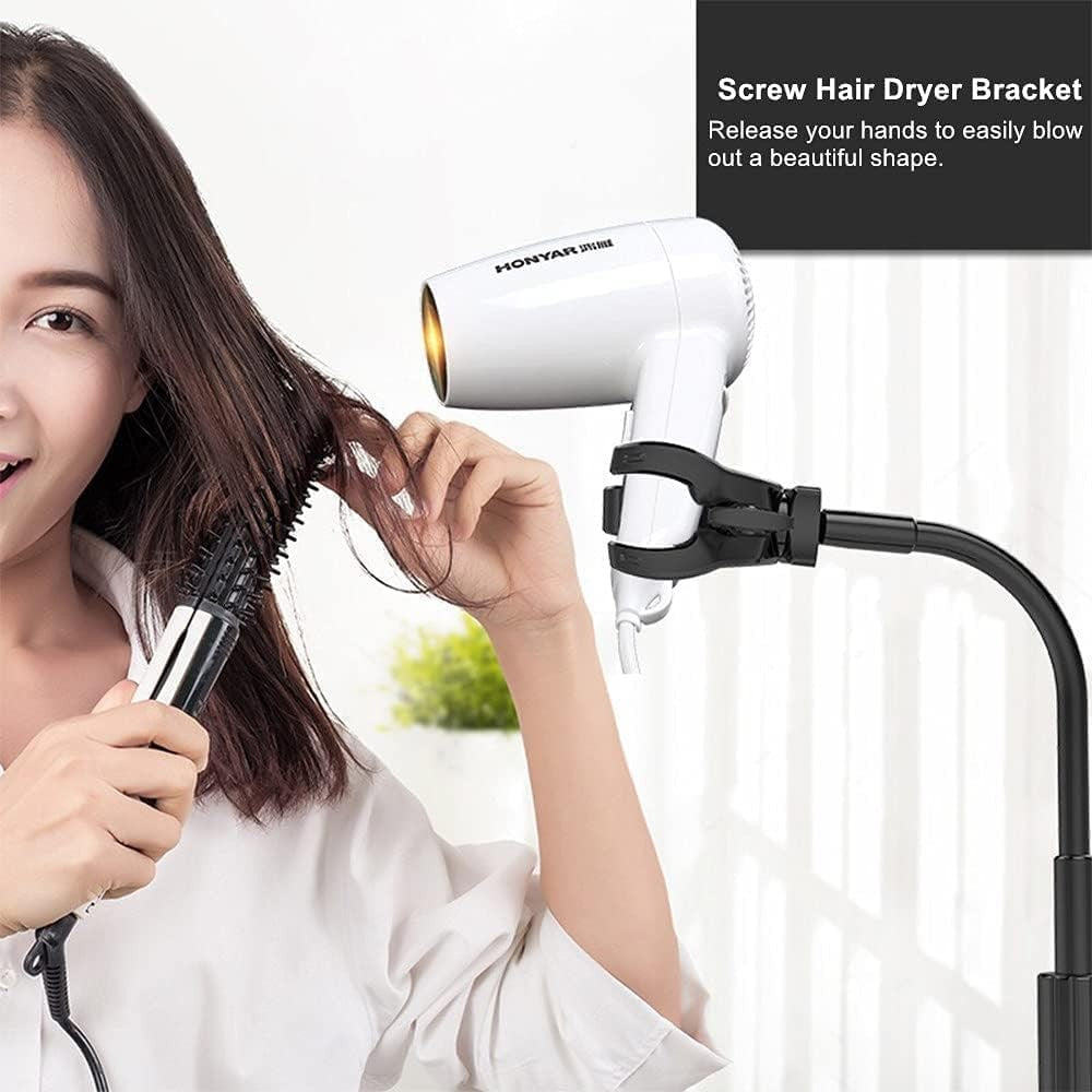 Pet Grooming Hair Dryer Holder Hands Free 360° Adjustable Clamp Stand