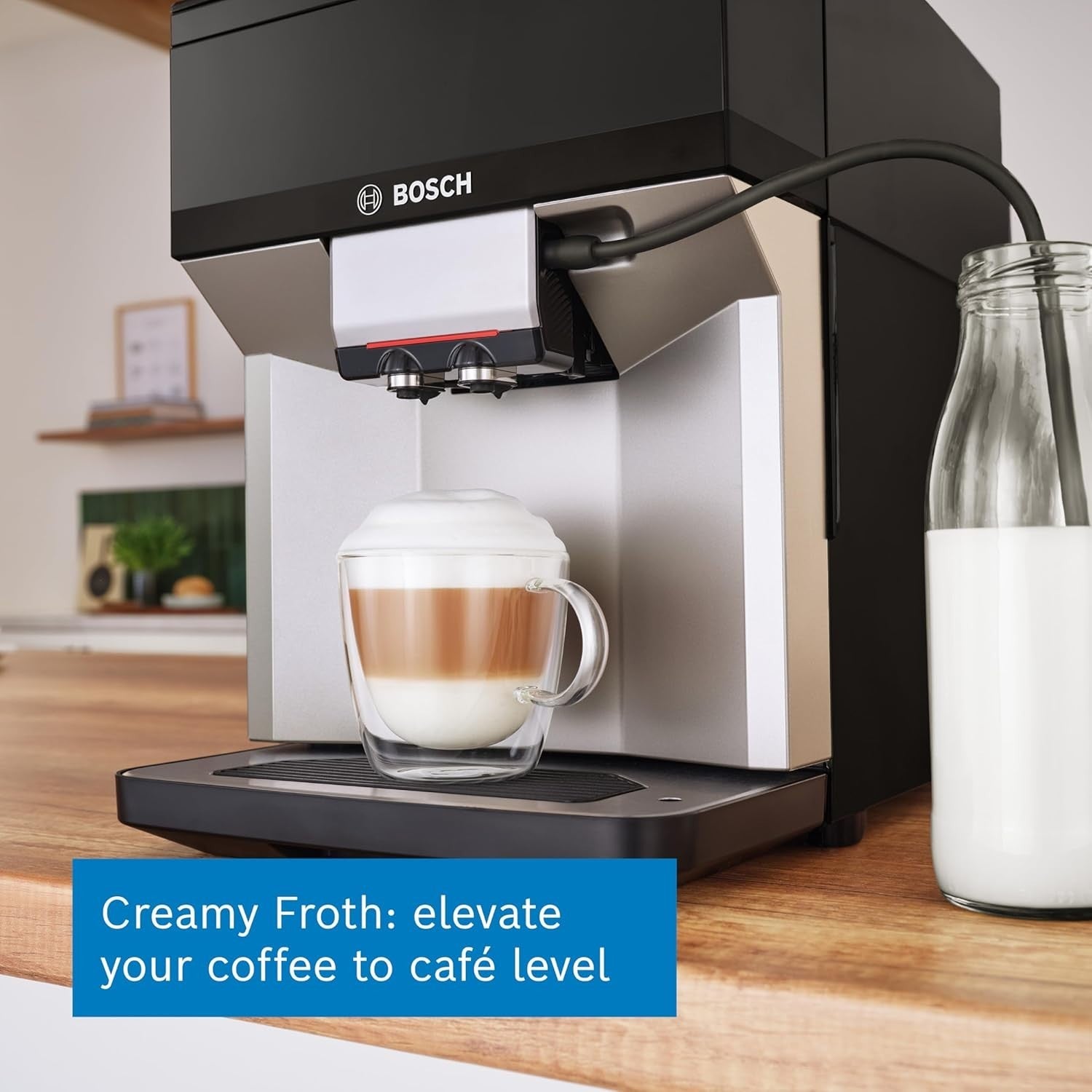 Automatic Bean-to-Cup Coffee Machine | Milk Frother | Quiet Grinder | 9 Drink