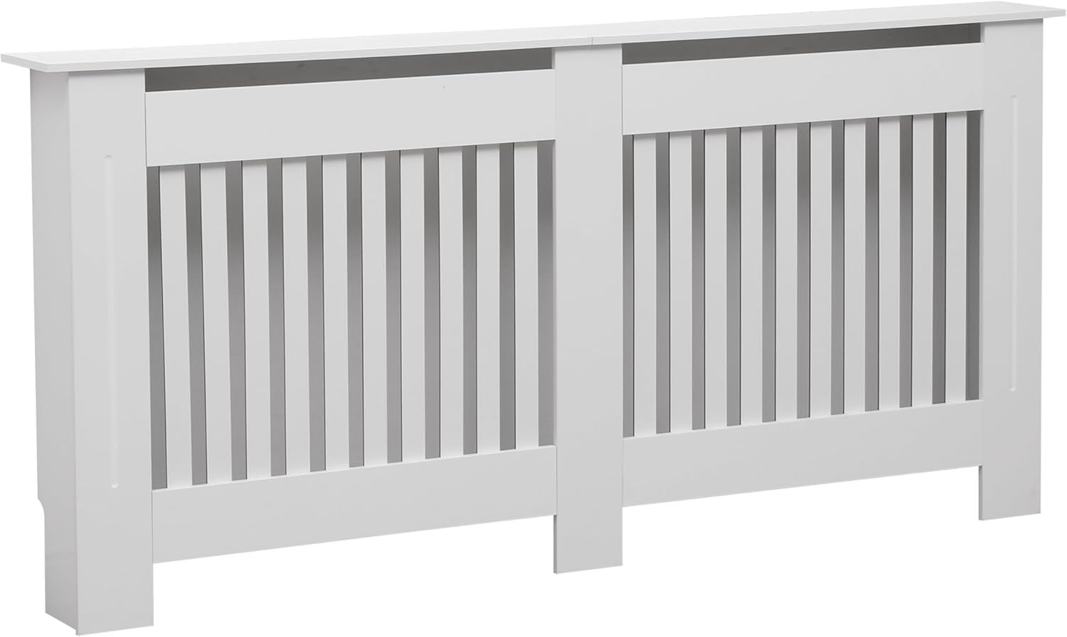 Extra Large White Radiator Cover Shelf Cabinet MDF Modern Heater Grill XL