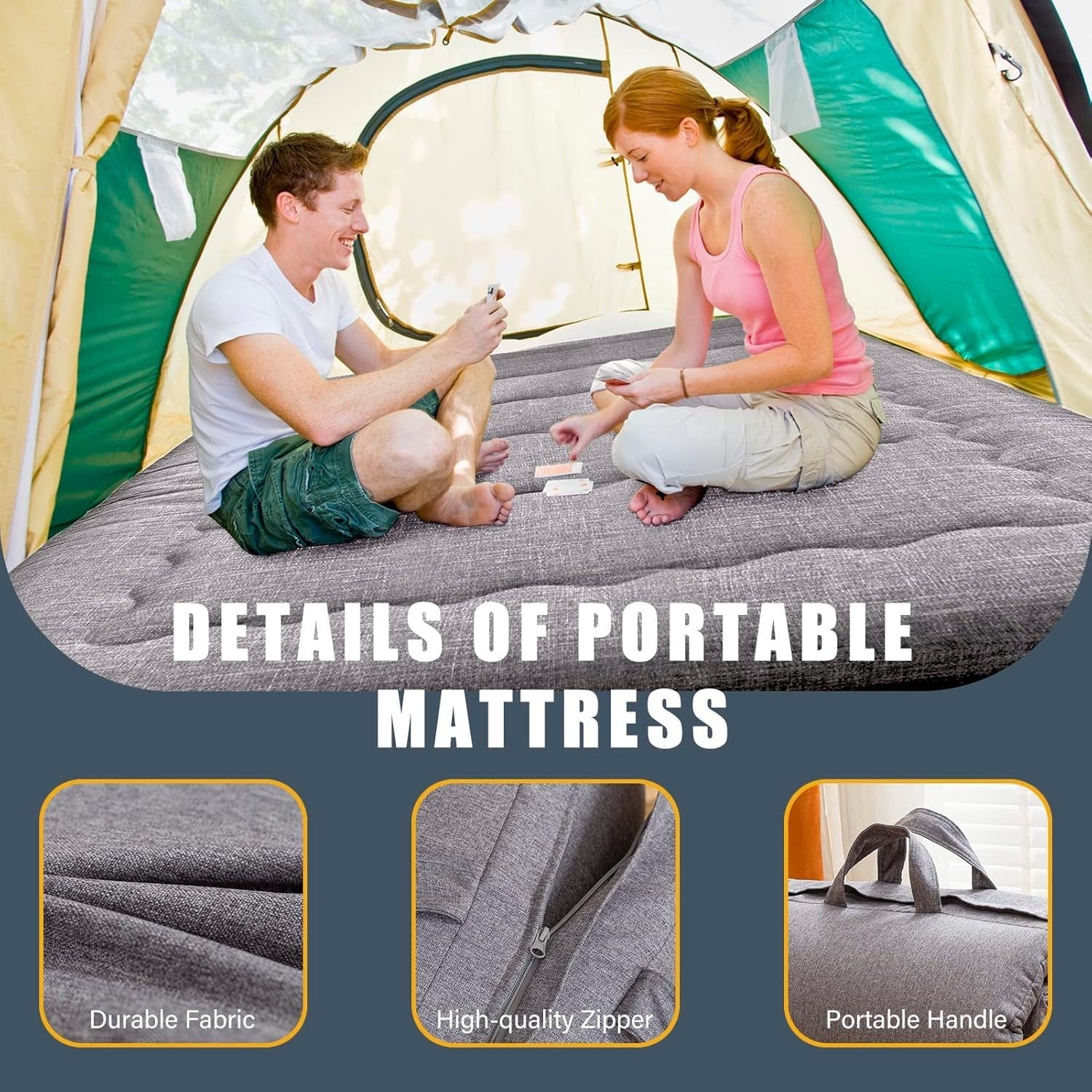 Foldable Floor Futon Mattress Single 10cm Thick Foam Bed Guest Camping