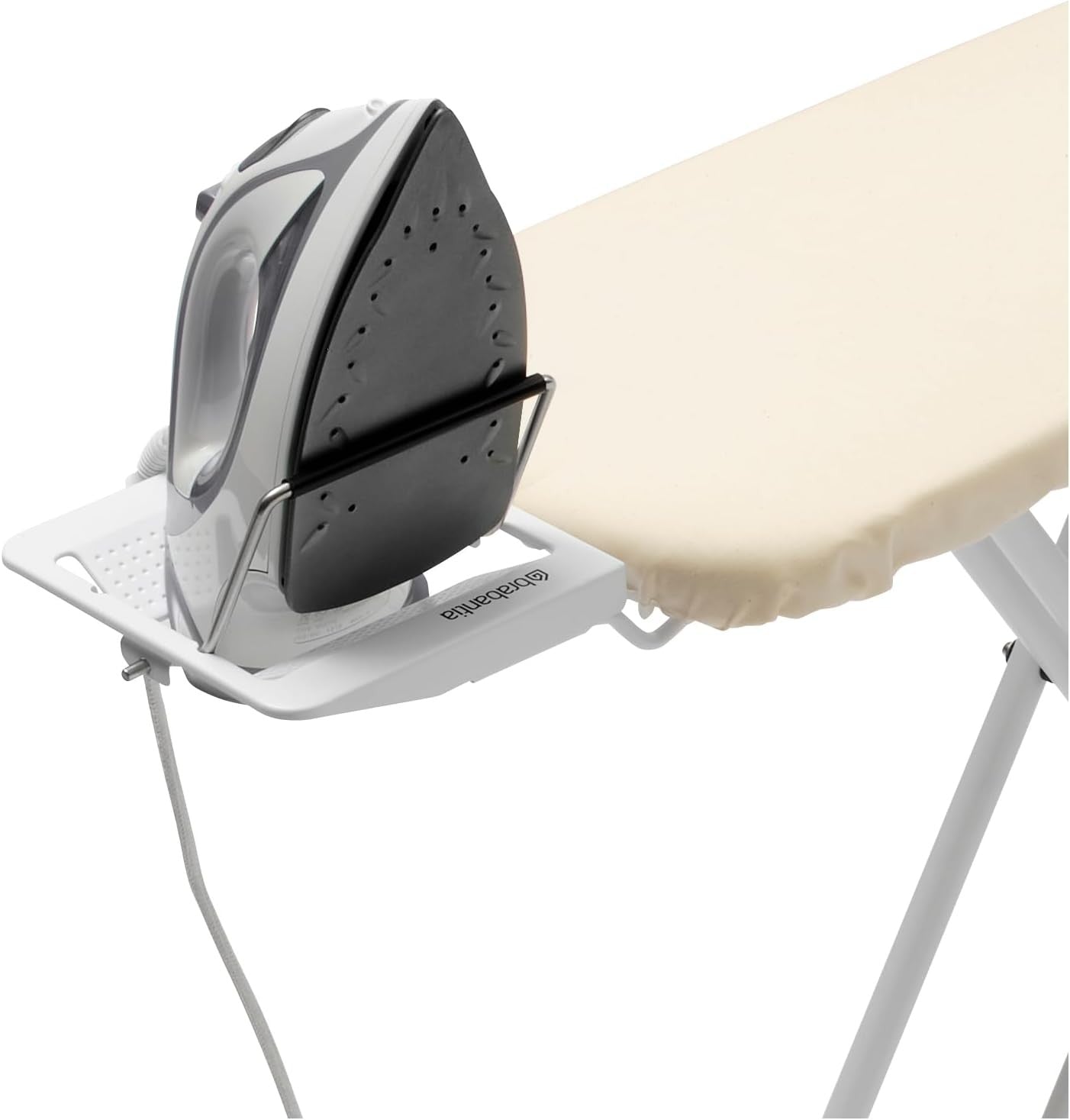 Compact Ironing Board 110x30cm Adjustable Height Steam Rest Foldable