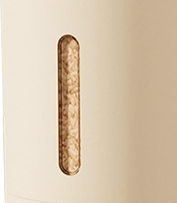10KG Airtight Rice Storage Dispenser Press Grain Container with Window