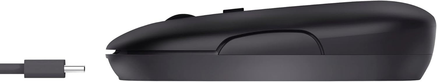 Rechargeable Wireless Mouse Bluetooth 2.4GHz Silent Slim