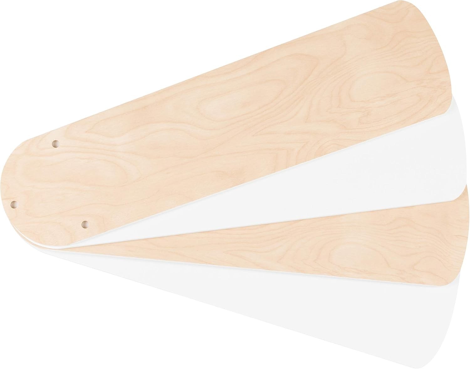 MiniSun 42" White Ceiling Fan with Light, Reversible Blades, 3-Speed, LED Bulb