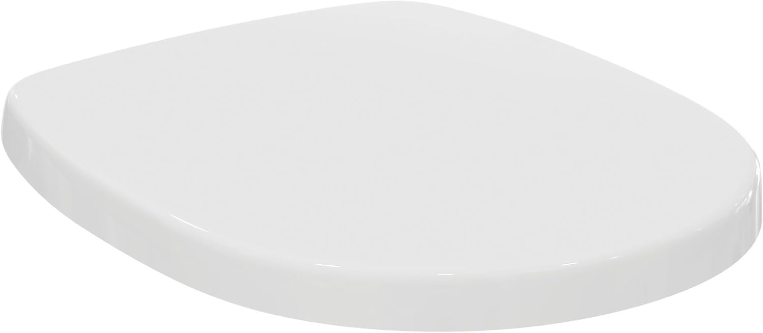 Connect Toilet Seat Round White Wrapover Soft Close Durable Duroplast