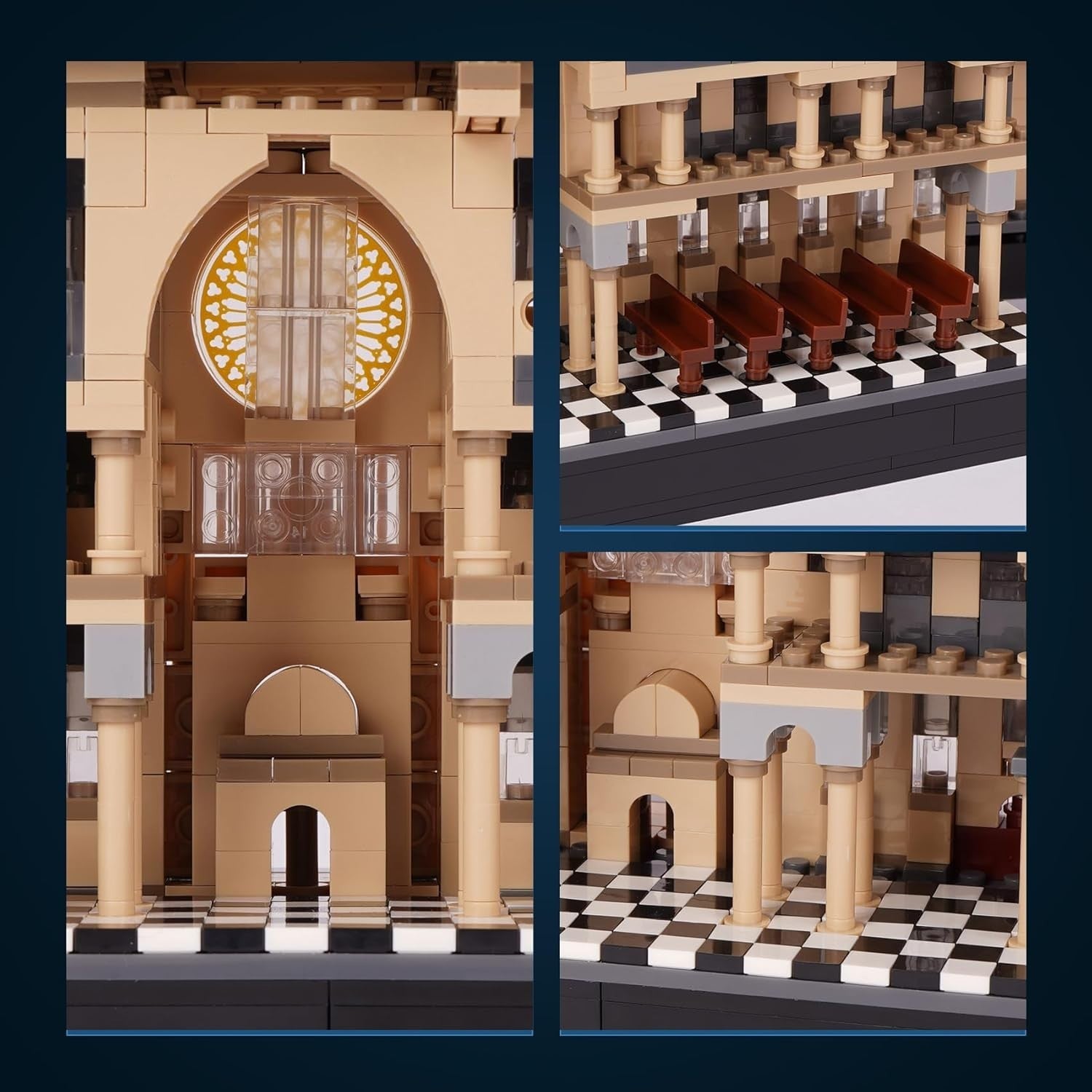 3D Notre Dame Puzzle Kit 5210pcs Moveable Model Church Set Adults Gift