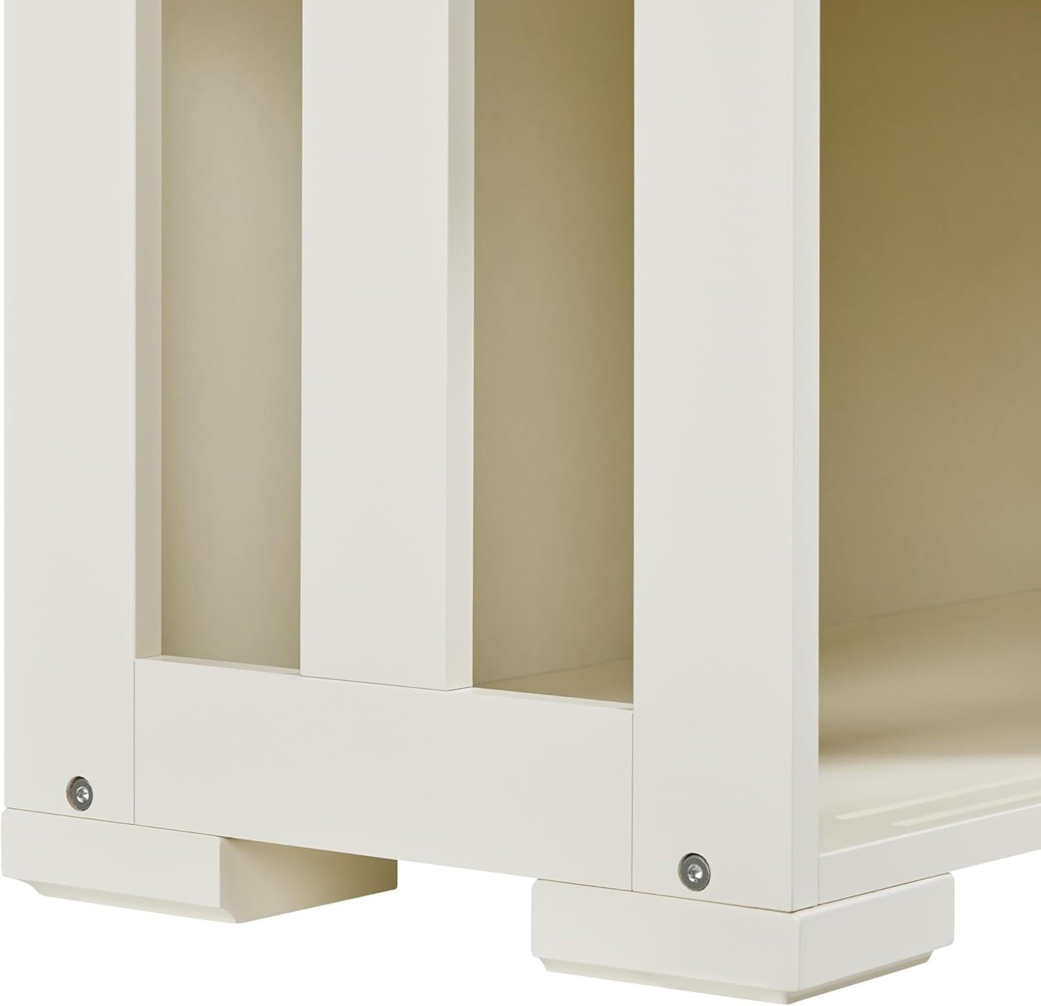 Antique White Sideboard Cabinet 63.5cm Buffet Sliding Door Adjustable Shelf