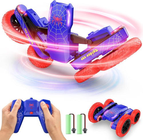 4WD RC Stunt Car for Kids, 360° Flip Double-Sided Remote Control Car