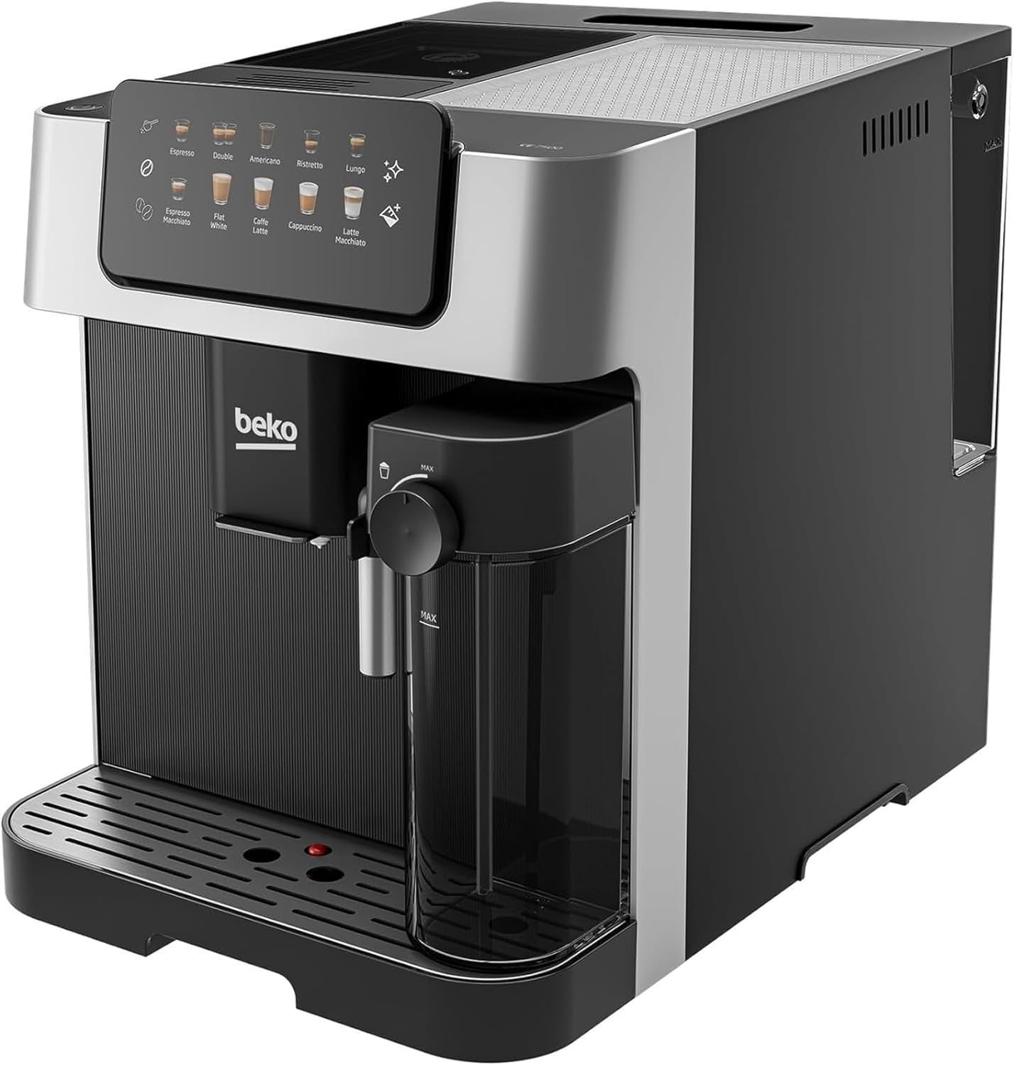 Automatic Bean-to-Cup Coffee Machine | Touch Display | Milk System | 19 Bar | 2L