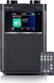Portable DAB/DAB+ FM Radio Wireless Speaker Alarm USB Black