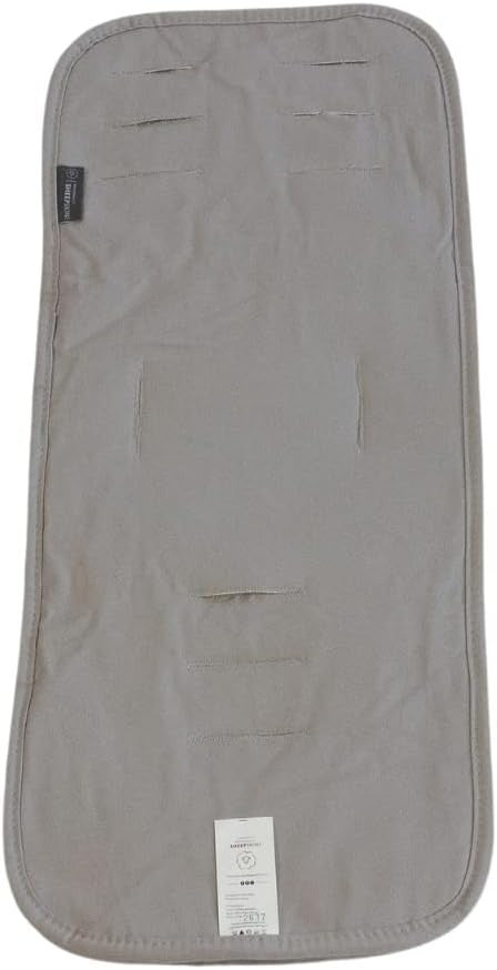 Merino Wool Pram Liner Baby Stroller Seat Insert Universal Fit Grey