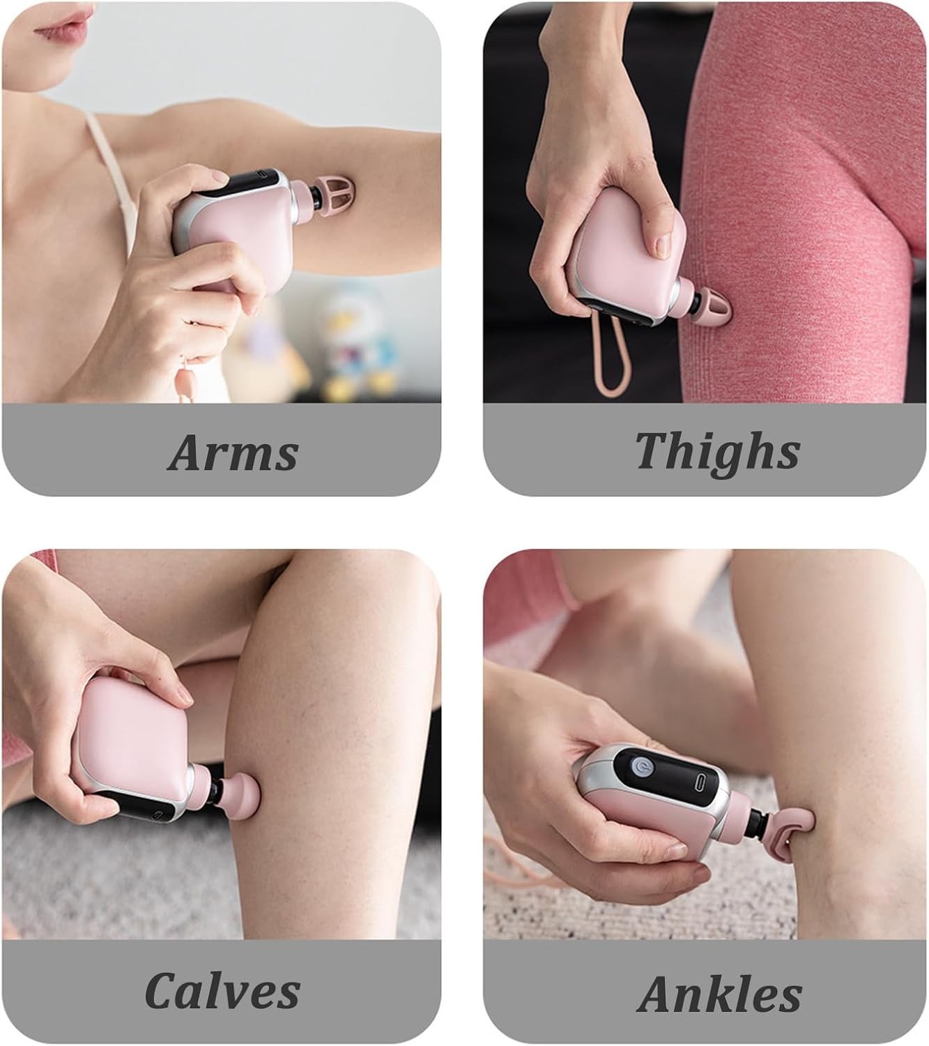Pocket Massage Gun Mini Deep Tissue Percussion Quiet Handheld Travel Muscle