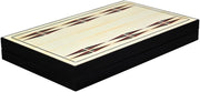 23” Wooden Backgammon Set White Design Large Foldable Luxury Board Game