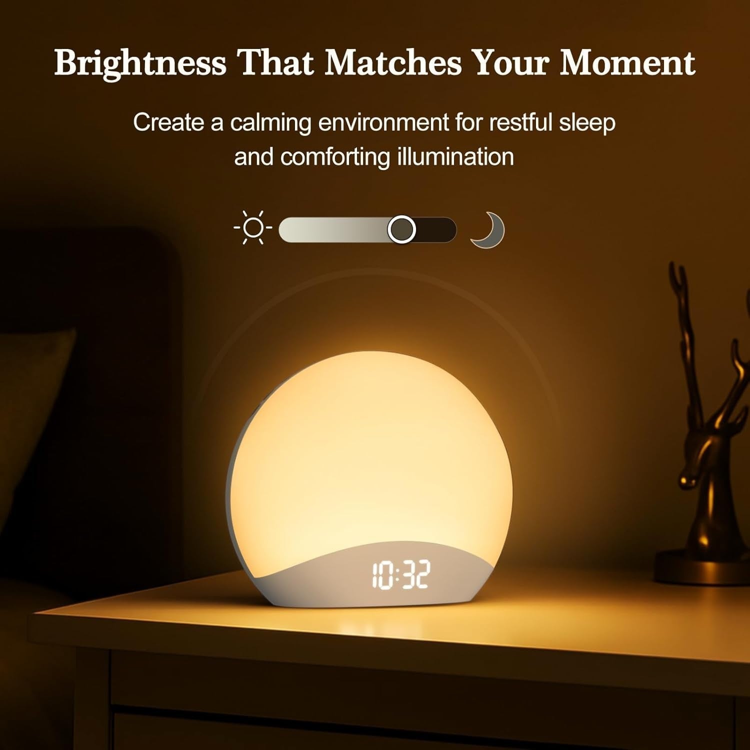 Sunrise Alarm Clock with 26 Sleep Sounds, Night Light & Digital Clock