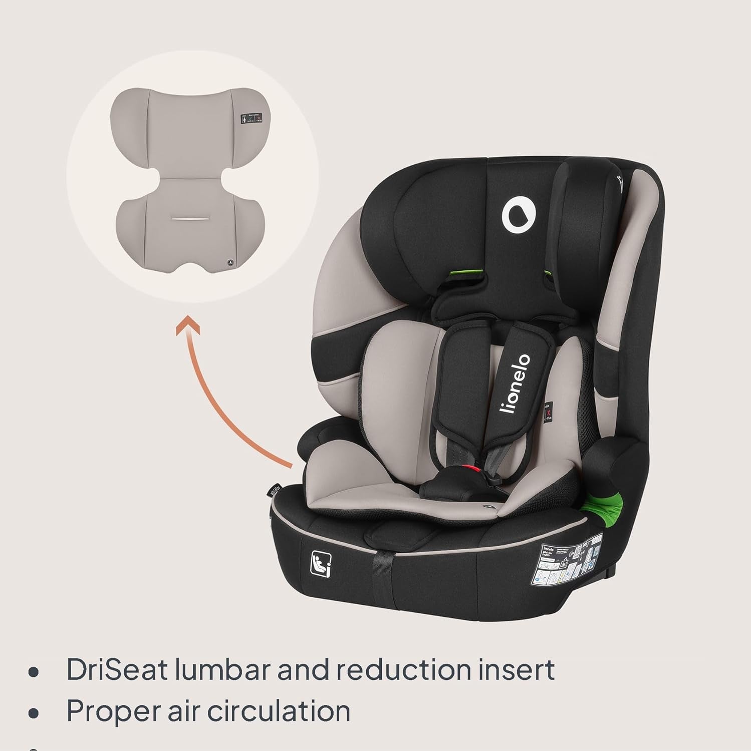 i-Size Car Seat 76–150cm ISOFIX Booster R129 Side Impact Adjustable