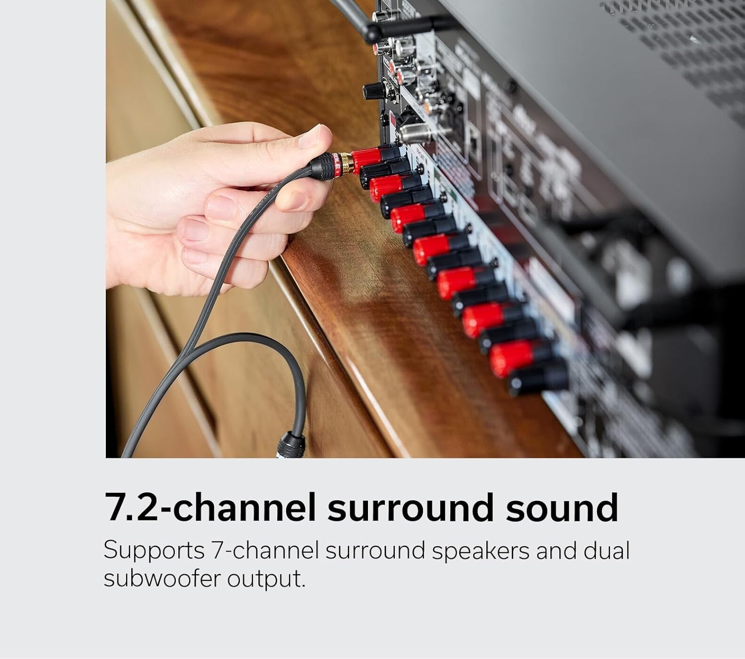 7.2-Channel 8K AV Receiver Dolby Atmos DTS:X Wi-Fi Bluetooth Alexa