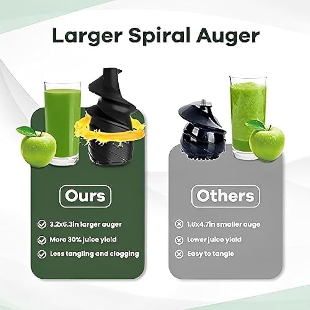 Cold Press Juicer 88mm Feed Chute Slow Masticating Anti Drip Quiet 150W