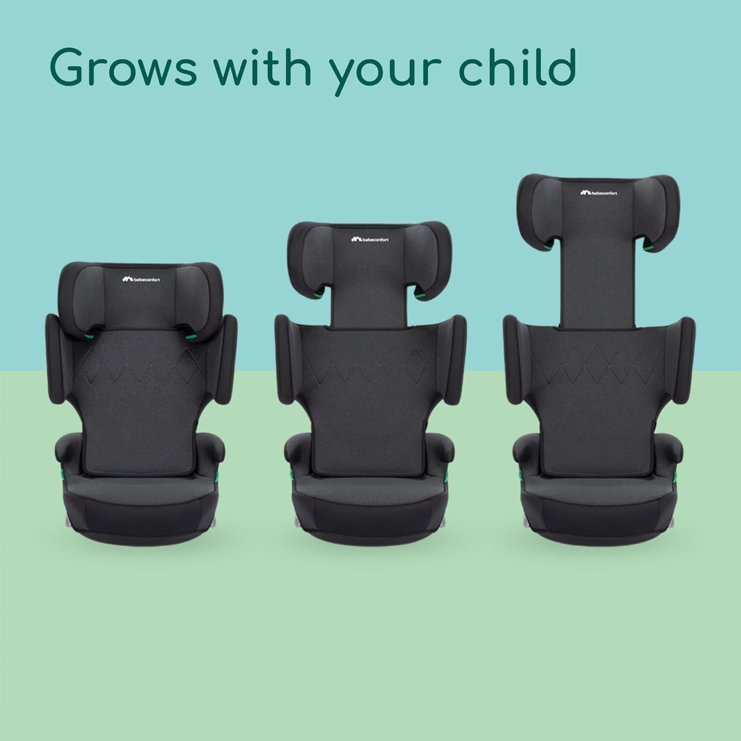 ISOFIX i-Size High Back Booster Seat 3–12 Years 100–150cm