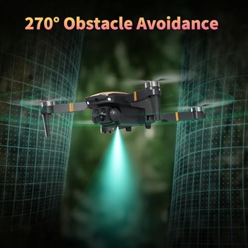 TTROARDS Mini Drone 1080P Camera, Brushless Motor, Foldable, Obstacle Avoid