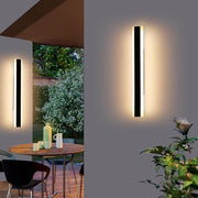 Outdoor Waterproof LED Wall Light, Modern Acrylic, Warm White, 2 Pack