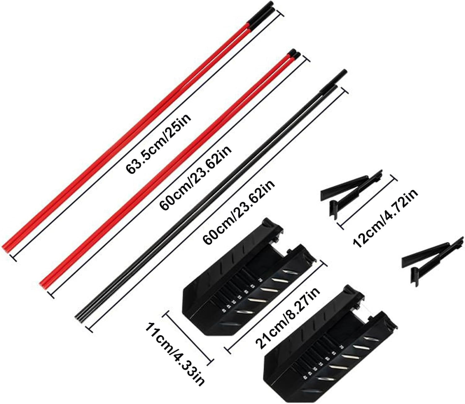 Golf Alignment Sticks Adjustable Swing Plane Trainer