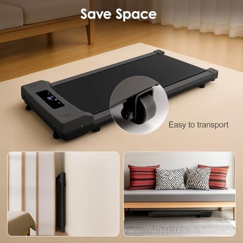 Home Office Walking Treadmill – Slim Motorised Under Desk Pad