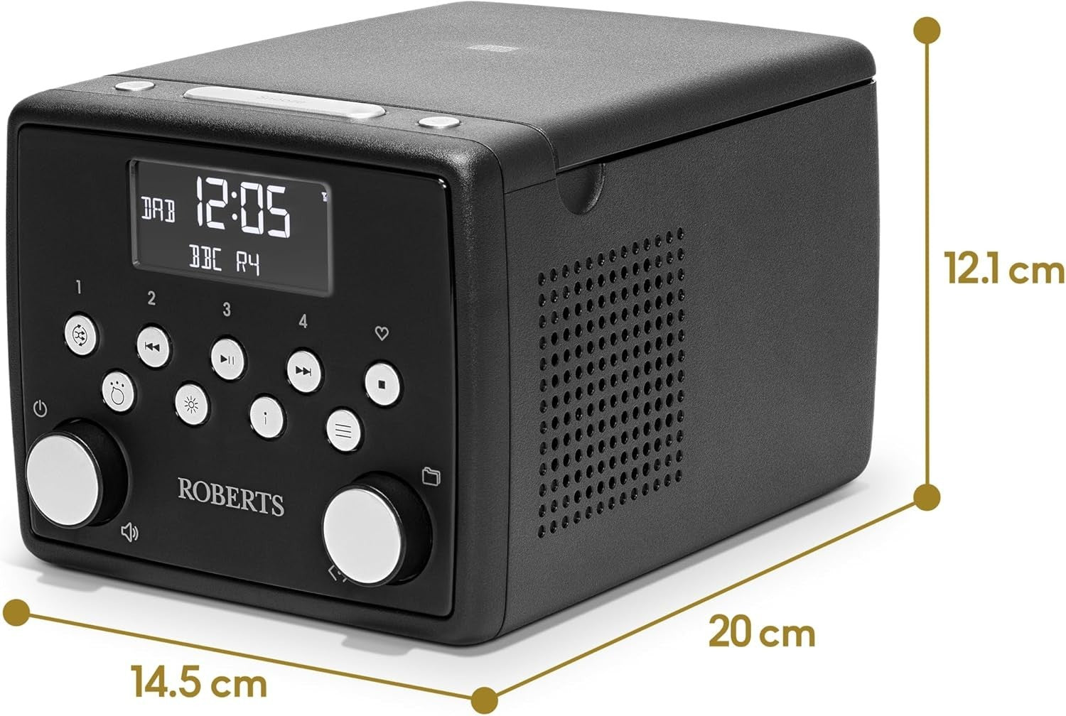FM/DAB/DAB+ Digital Radio with Bluetooth, CD Player & Alarms