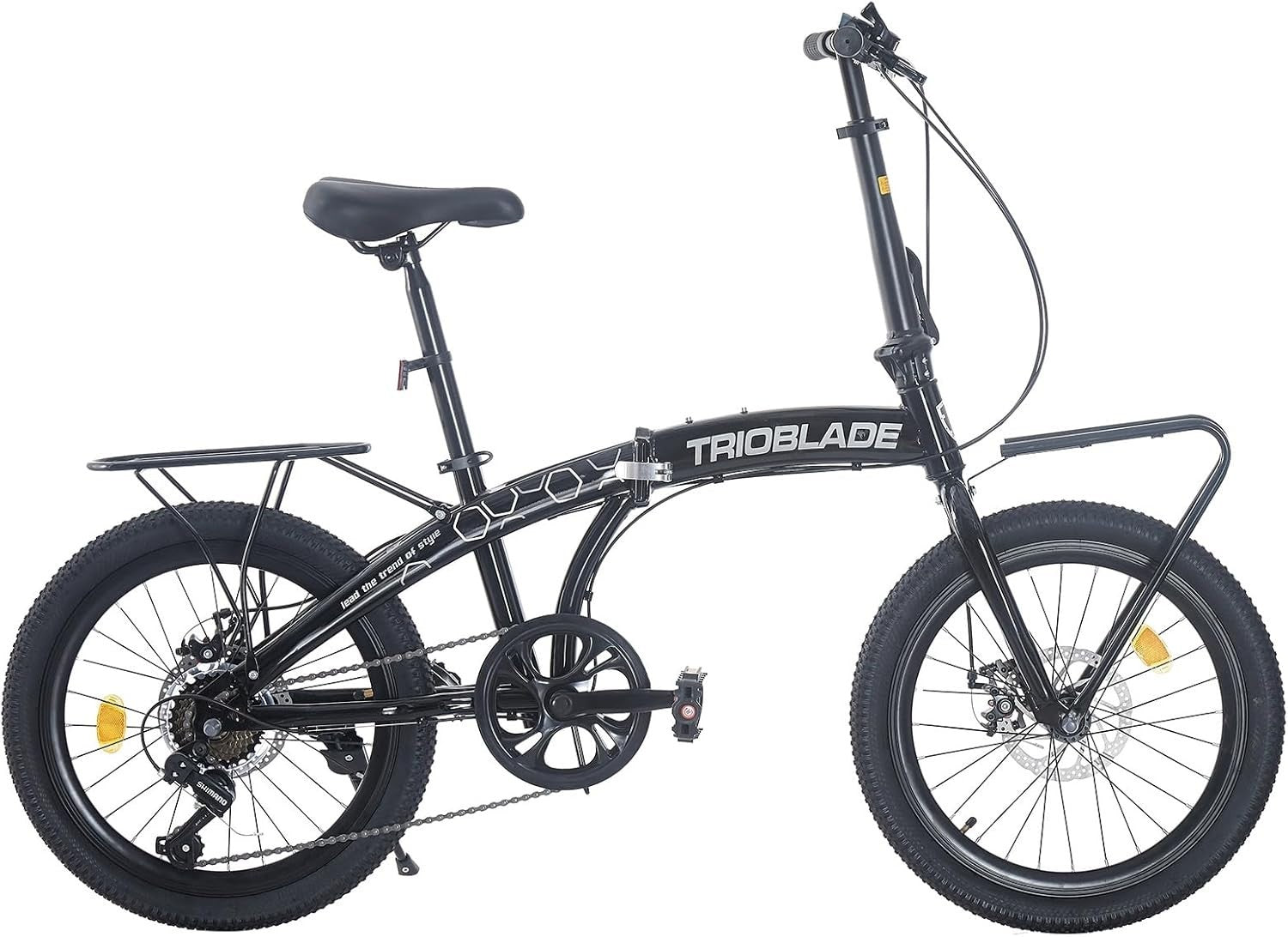 20" Folding Bike Lightweight 7-Speed Shimano Disc Brake Commuter