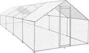 Walk In Chicken Run 8x3x2m Galvanised Steel Coop Pen Cover
