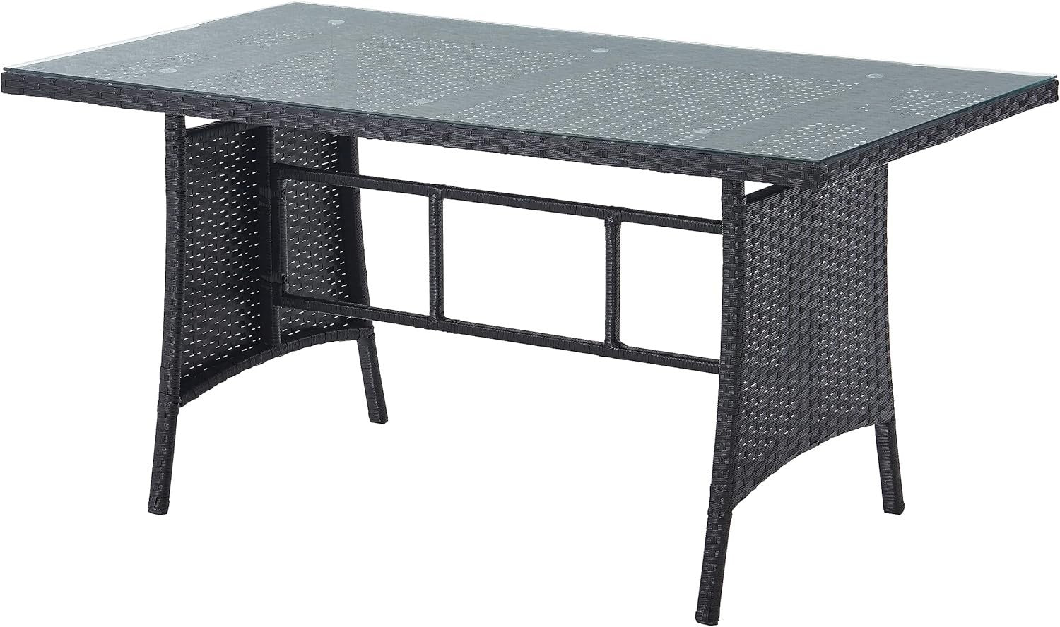 9 Seat Rattan Corner Sofa & Dining Set Outdoor Garden Patio Cushioned Seating