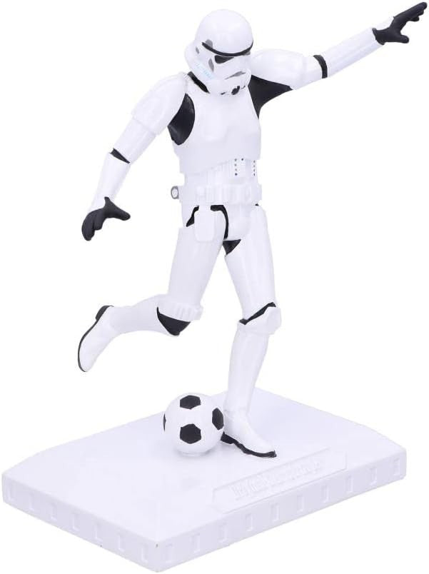 Footballer Stormtrooper Figurine ⚽ Resin Collectible Statue Gift Decor 17cm